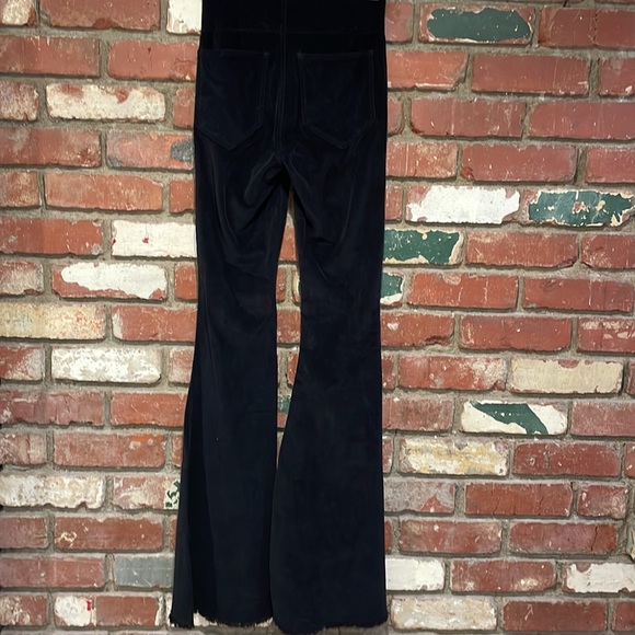 Show Me Your Mumu Black Corduroy Cam Cam Bells size xsmall /small, NEW w/o tags - Picture 7 of 7